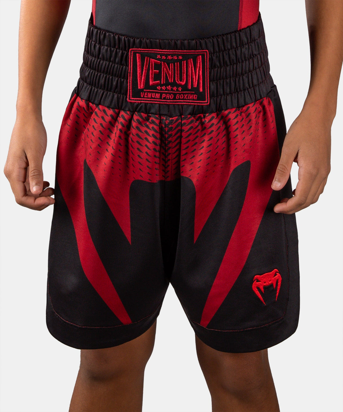 Short de Boxe Venum Attack Kids Noir/Rouge