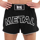 Short de Boxe Thai One Noir Metal Boxe