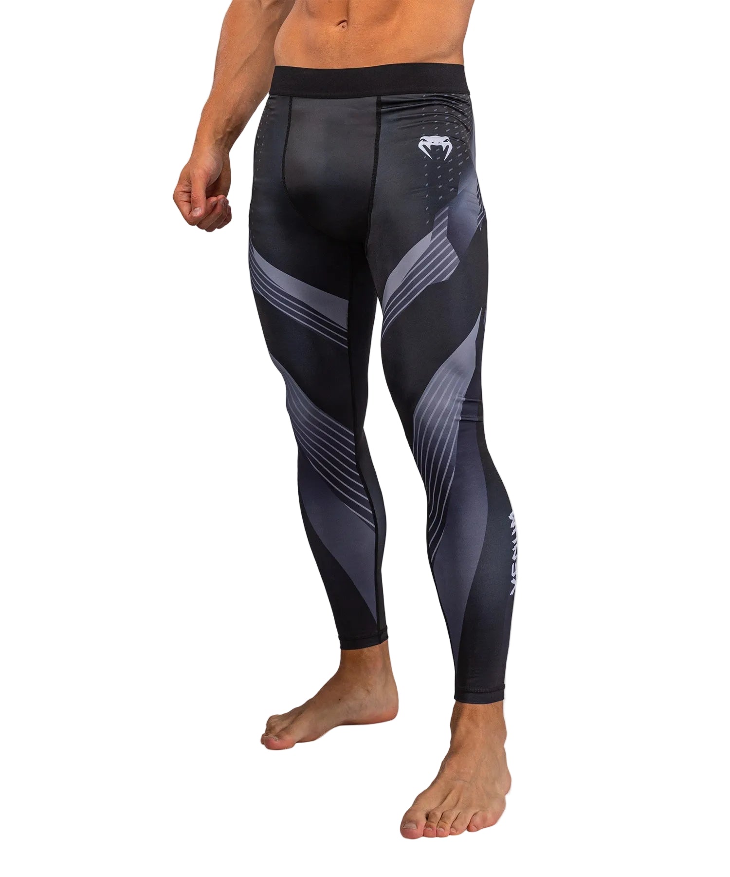 Spats Venum No-Gi 6.0 Noir/Blanc vue de détail