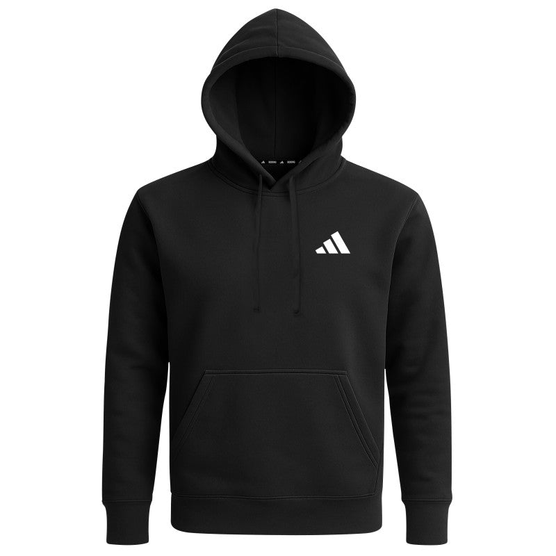 Sweat à capuche adidas WBC Graphic Line noir, vue de face