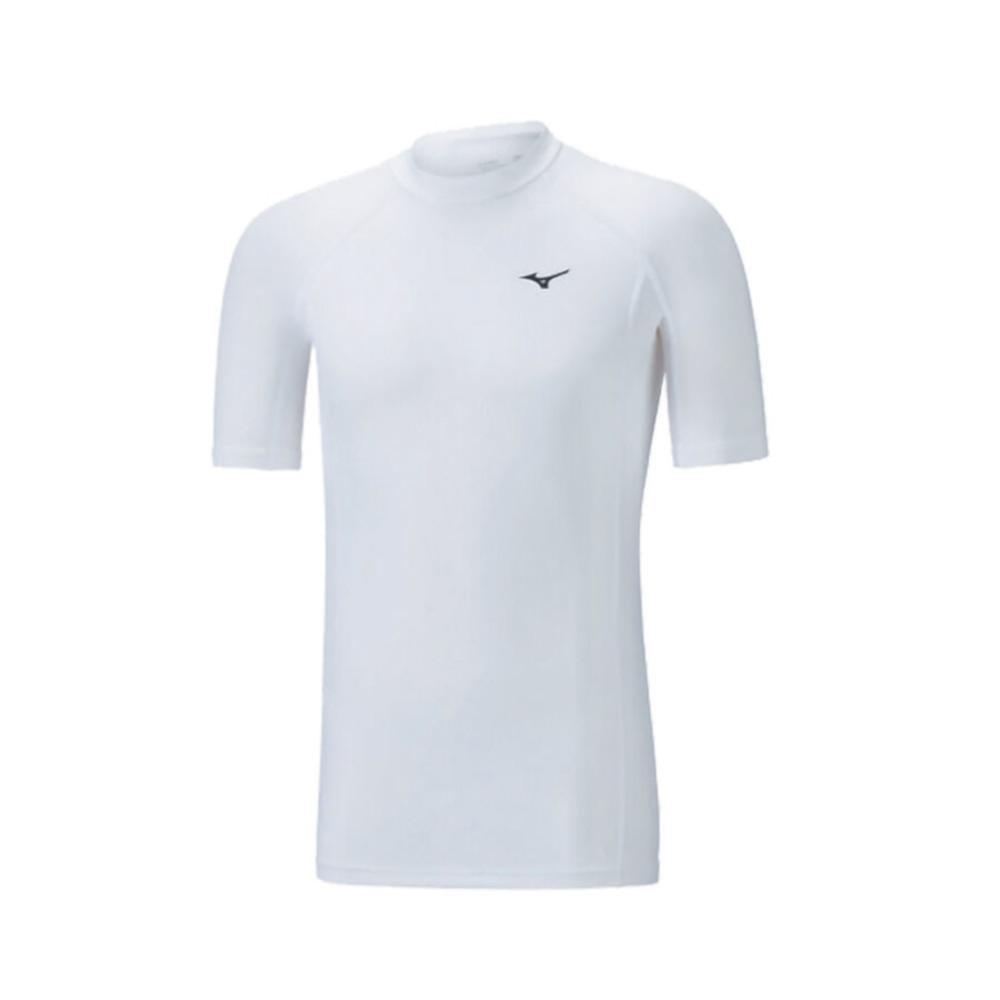 Rashguard Mizuno Bio Gear manches courtes - Blanc