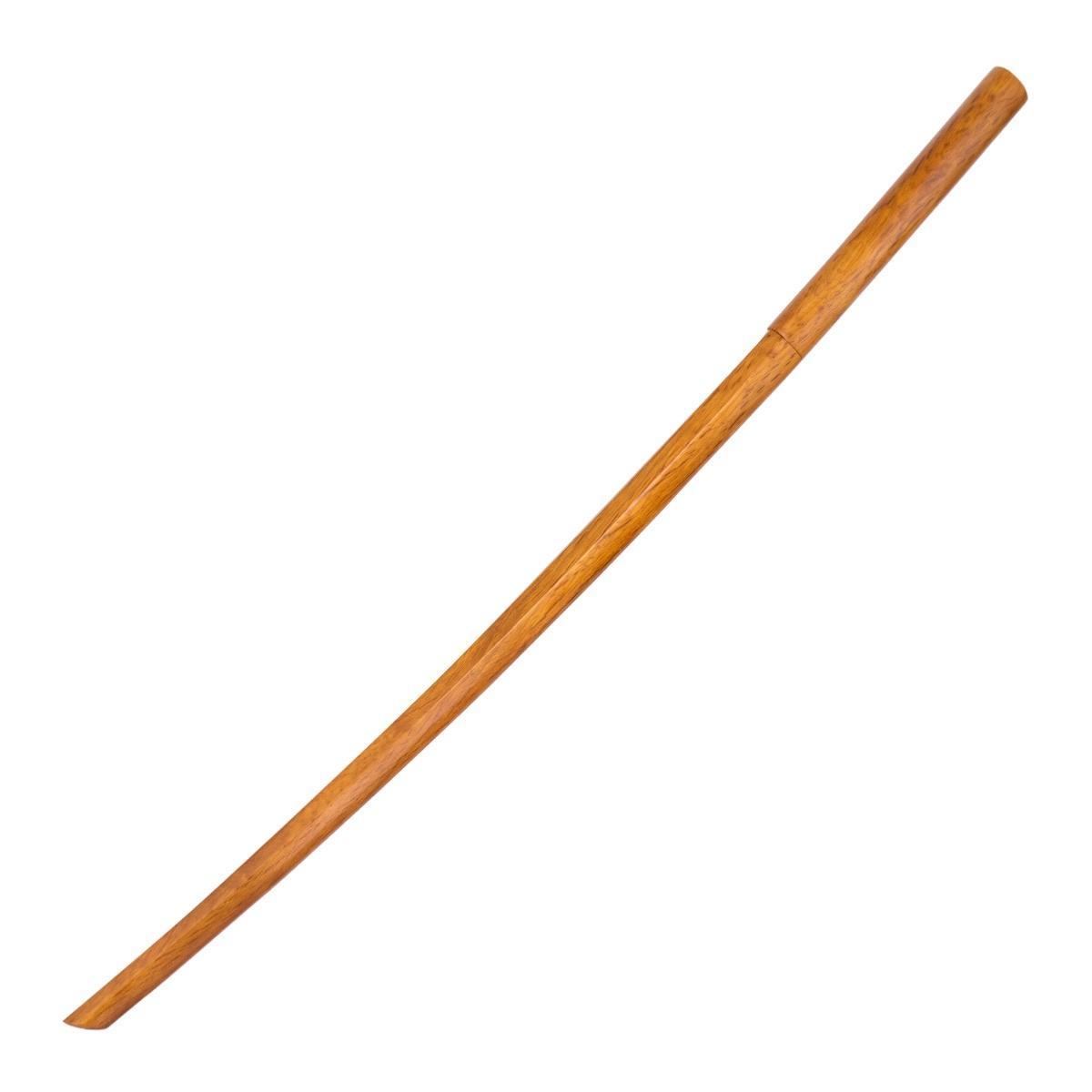 Bokken chêne rouge FUJIMAE wooden martial arts training sword with Tsuba guard, durable and balanced for Aïkido and Kendo practice.